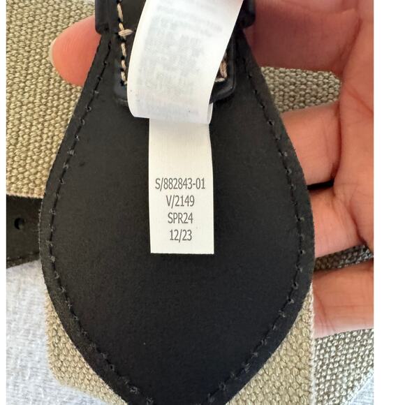 NWT Banana Republic Llanito Stretch Belt in Black Size Large - Picture 5 of 5